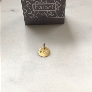 Baroni | Gold Plated Mom Charm Pendant